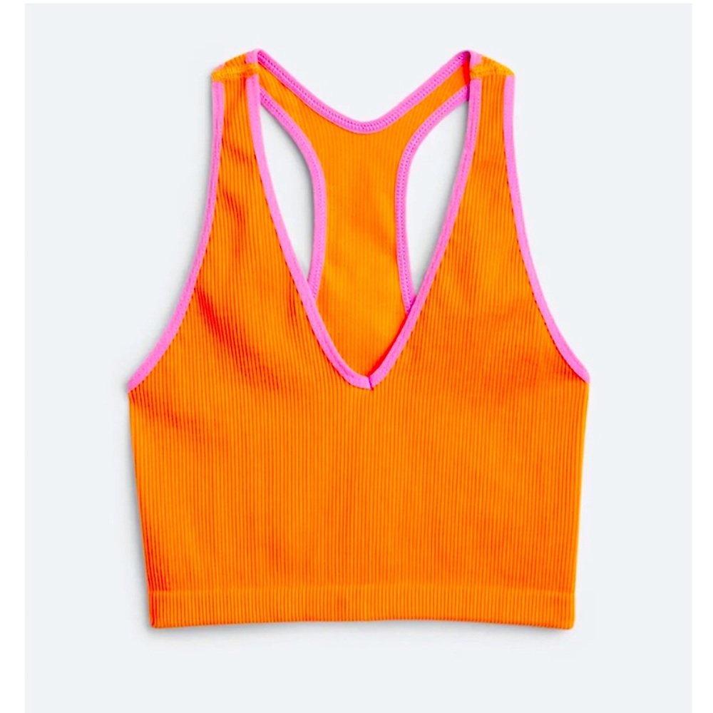 NWT FP MOVEMENT BY FREE PEOPLE Tipped Free Throw Ribbed Top